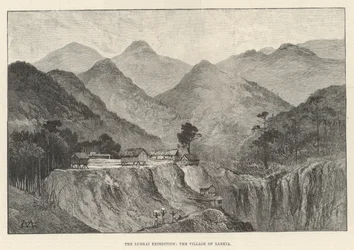 The Lushai Expedition, the Village of Larkia